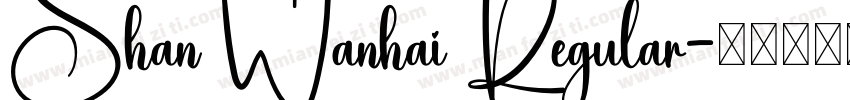 Shan Wanhai Regular字体转换